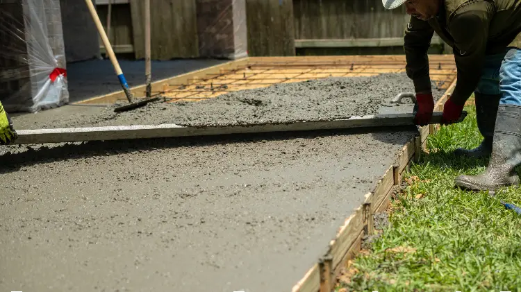 Concrete Patio Installation