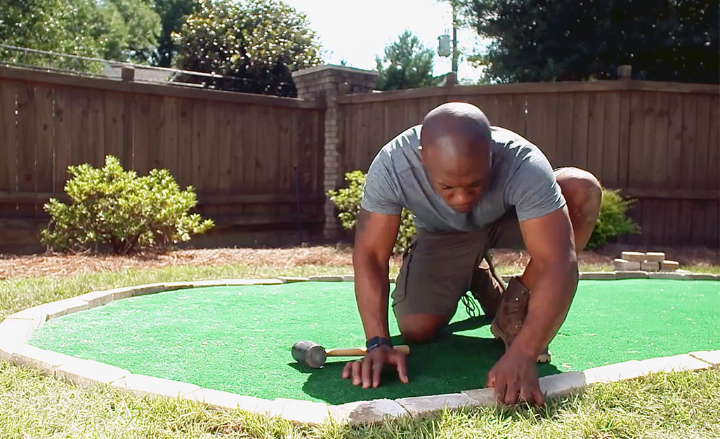 Putting Green Turf Installation