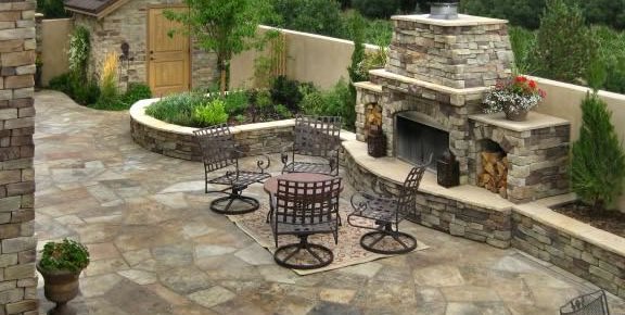 Stone Patio Installation