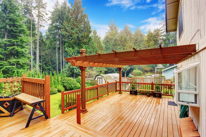 Pergola on Deck